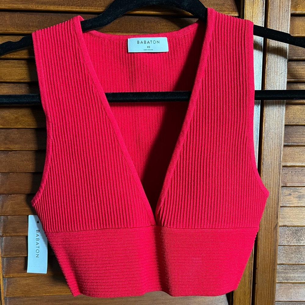 Aritzia Babton Sculpt Knit Top